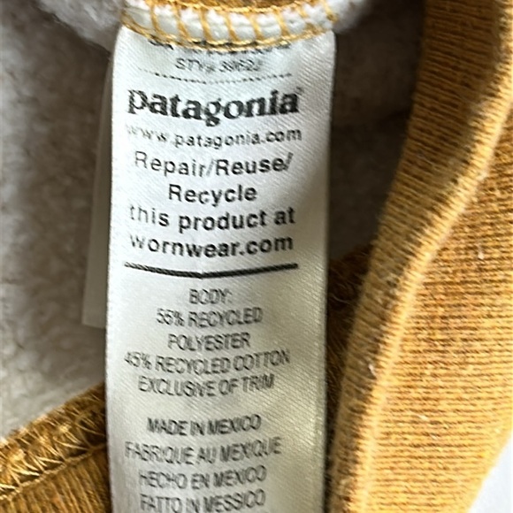 PATAGONIA FLEESE LINED HOODIE ORANGE SWEATSHIRT WOMENS SZ  S MENS SZ XS - Picture 10 of 16